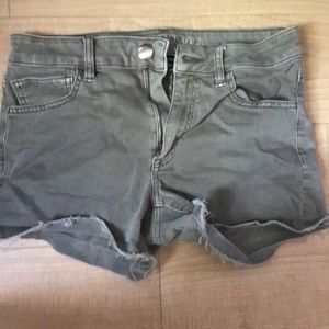 American Eagle Green denim